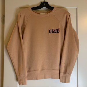 WILFRED Free sweatshirt with front FREE logo in pink